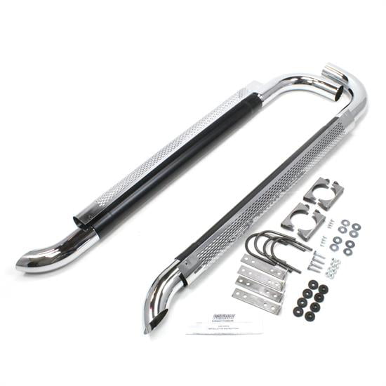 Patriot Exhaust H1070 Chrome Side Pipes w/Mufflers 70 Inch PR